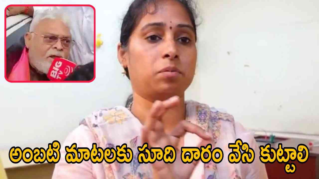 అంబటి మాటలకు సూది దారం వేసి కుట్టాలి