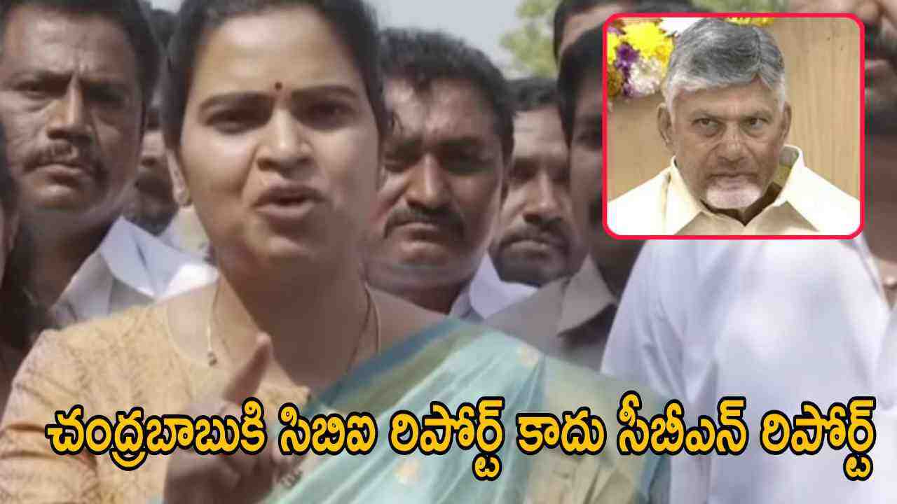 చంద్రబాబుకి సిబిఐ రిపోర్ట్ కాదు సీబీఎన్ రిపోర్ట్
