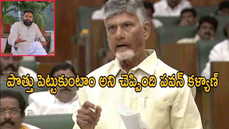 పొత్తు పెట్టుకుంటాం అని చెప్పింది పవన్ కళ్యాణ్