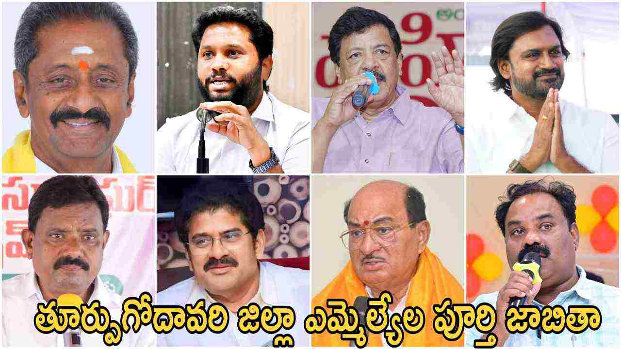 East Godavari District MLA List 2024