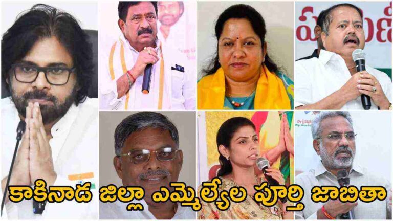 Kakinada District MLA List 2024