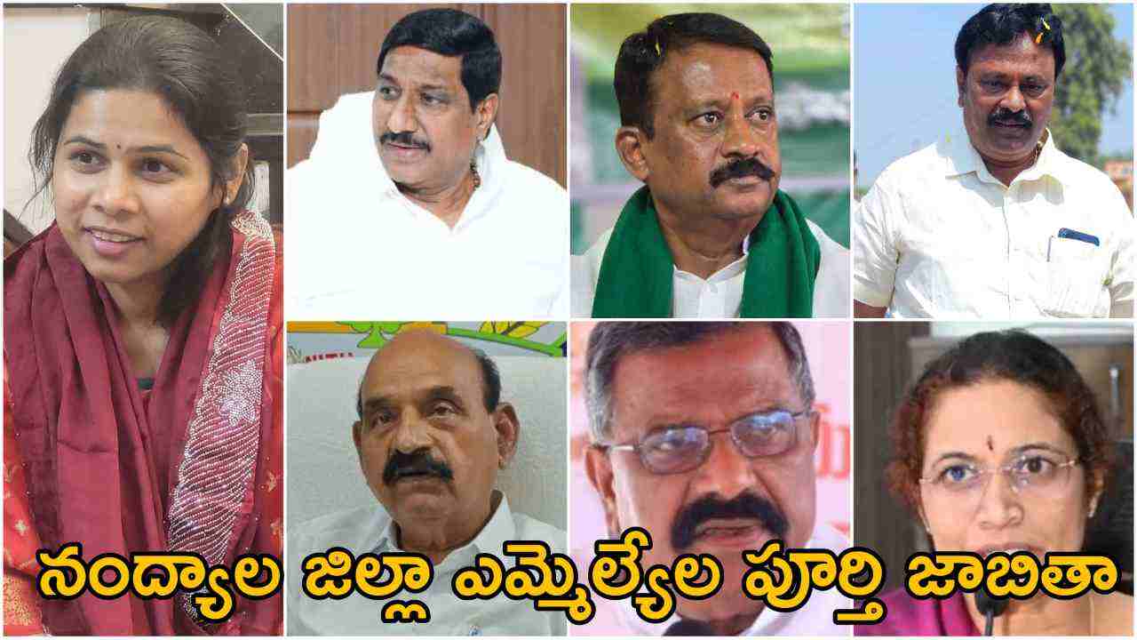 Nandyal District MLA List 2024