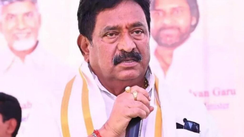 Peddapuram MLA 2024 Nimmakayala Chinarajappa 
